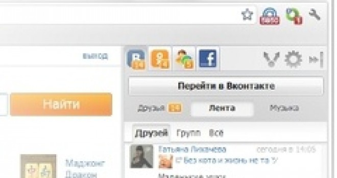 Социальный браузер от Mail.ru