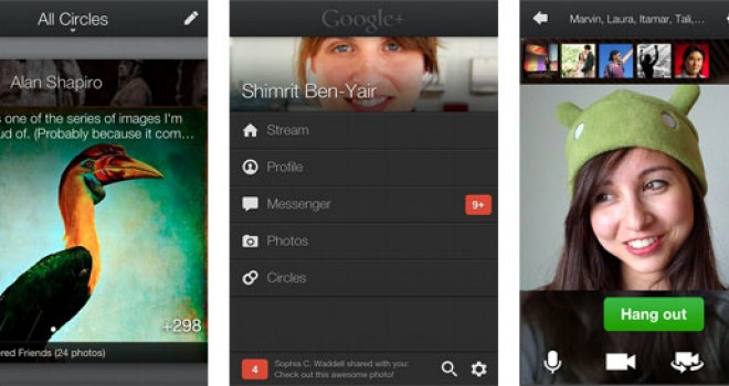 Обновлено приложение Google+ для iPhone
