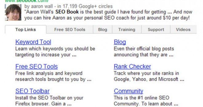 Новый формат Sitelinks от Google Новый формат Sitelinks от Google